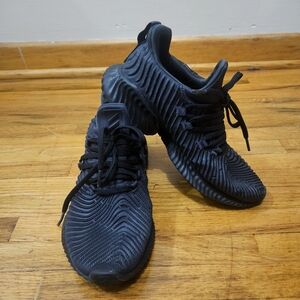 Adidas Alphabounce Instinct Continental Black Lace Up Athletic Sneakers 5.5